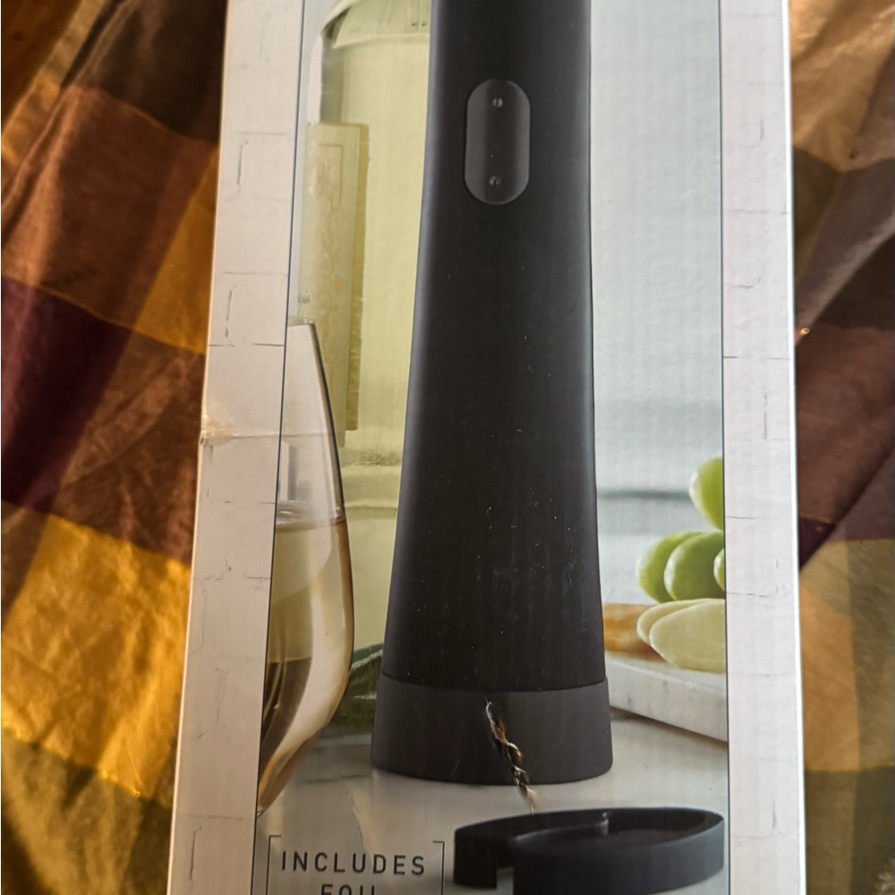 Electric Black Wine Opener
